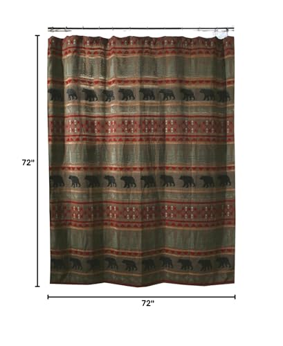 Carstens, INC JB4006 Shower Curtain, Brown