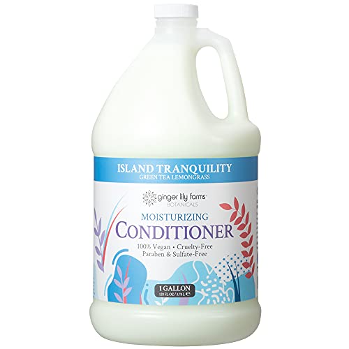 Ginger Lily Farms Botanicals Moisturizing Conditioner for Dry Hair, Island Tranquility, 100% Vegan & Cruelty-Free, Green Tea Lemongrass Scent, 1 Beauty and Personal Care Ginger Lily Farms Default Title