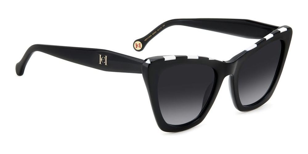 Carolina Herrera HER 0129/S Black White/Grey Shaded 55/21/145 women Sunglasses