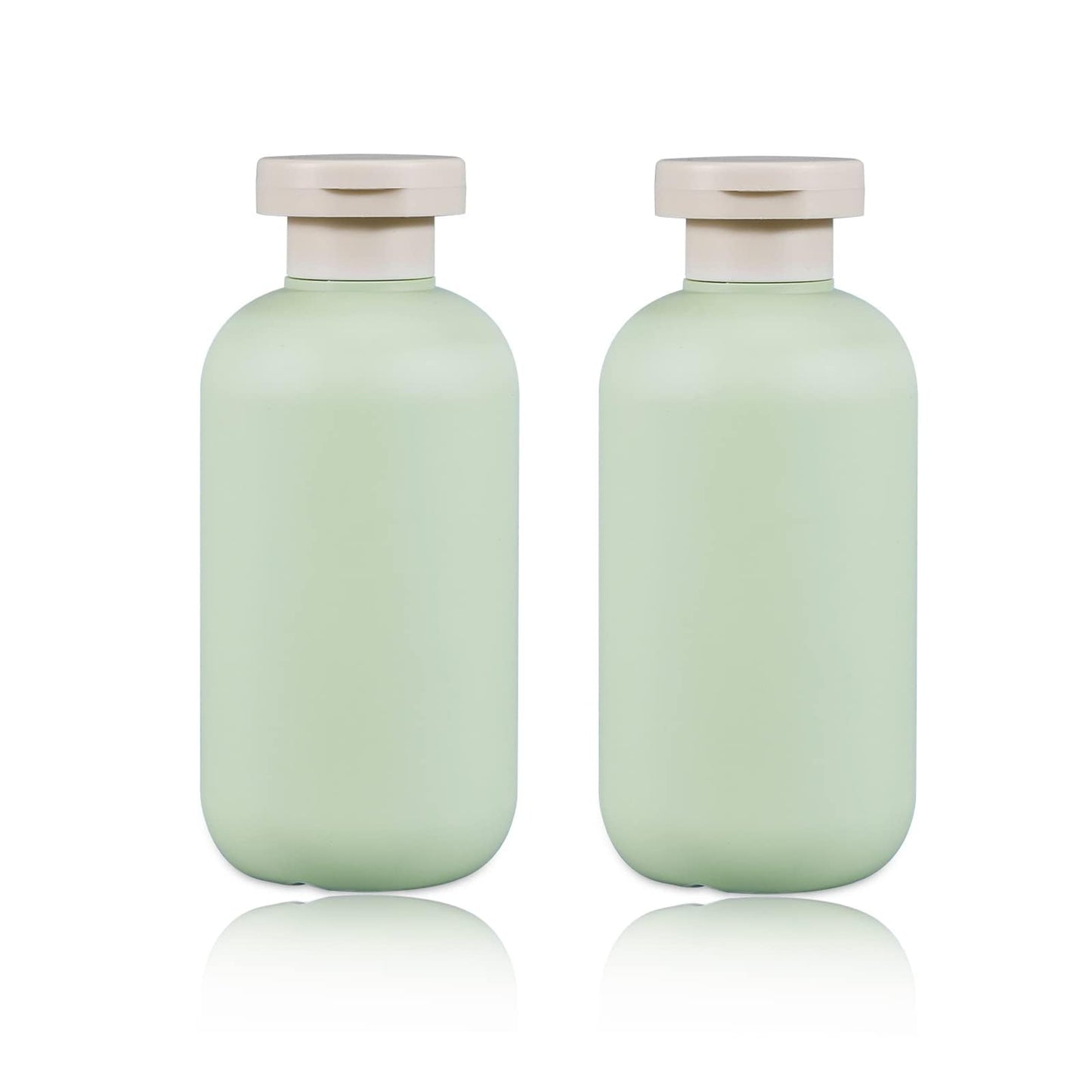 UMETASS 6.8oz Squeeze Bottles with Flip Cap, Refillable Plastic Travel Bottles for Creams, Lotion, Shampoo, Conditioner (2 Pcs) Beauty and Personal Care UMETASS Default Title