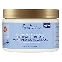SheaMoisture Hydrate and Repair Moisturizing Curl Cream for Curly Hair Manuka Honey and Yogurt Sulfate Free Curly Hair Cream 11.5 oz