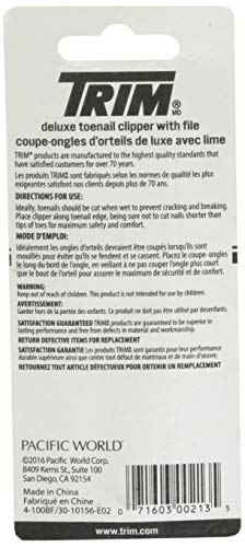 Trim Deluxe Toenail Clipper 1Ct.