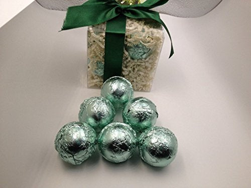 LEMONGRASS & SAGE GIFT SET with 6 Bath Bomb Fizzies with Shea, Mango & Cocoa Butter, Ultra Moisturizing (14 Oz) Great for Dry Skin, All Skin Types…