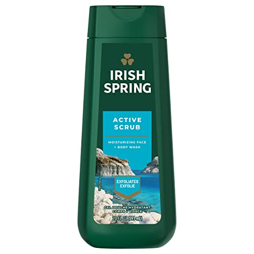 Irish Spring Active Scrub Body Wash for Men, 20 Oz Beauty & Personal Care Irish Spring