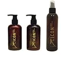 ICON SET India Shampoo 8.5oz + Conditioner 8.5oz + Healing Spray 8.5oz