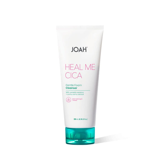 JOAH Heal Me CICA Gentle Foam Cleanser, Korean Skin Care Face Wash with Centella Asiatica and Camu Camu Extract, Suitable for Sensitive Skin, pH