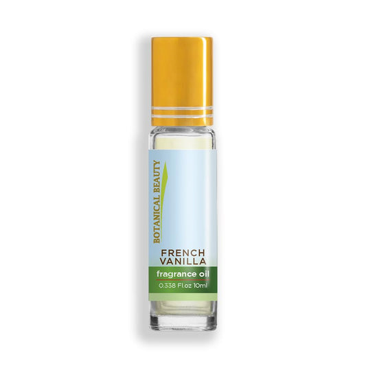 Botanical Beauty FRENCH VANILLA FRAGRANCE OIL ROLL-ON 0.338 FL OZ (10 ML) Rollerball Perfume, Alcohol-Free, Long Lasting