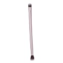 Double Ended Eyebrow Eyeshadow Brush Foundation Makeup Cosmetic Tool (Shallow Matted Gold)