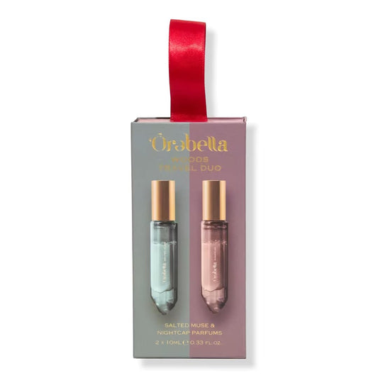 Orebella Woods Travel Duo Gift Set, Salted Muse and Nightcap Fragrances Travel Spray Beauty & Personal Care Orebella