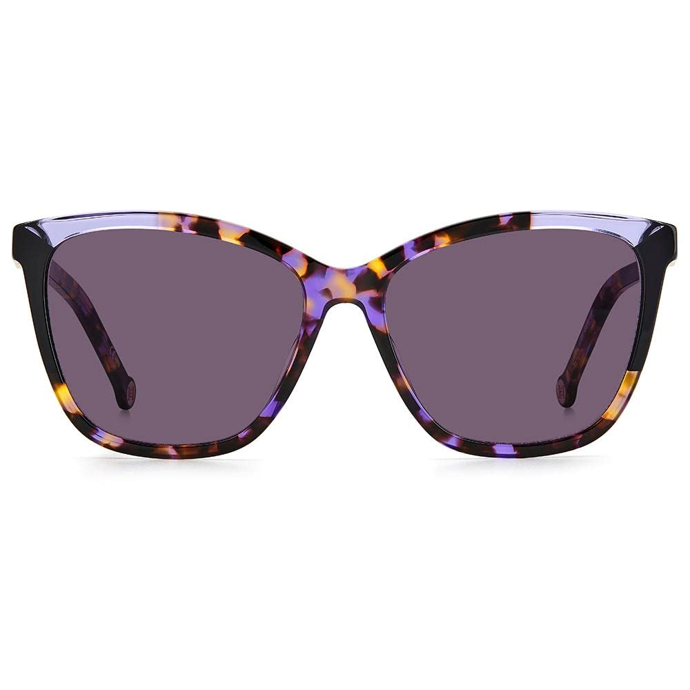Carolina Herrera Violet Butterfly Ladies Sunglasses CH 0052/S 0F0T/UR 58