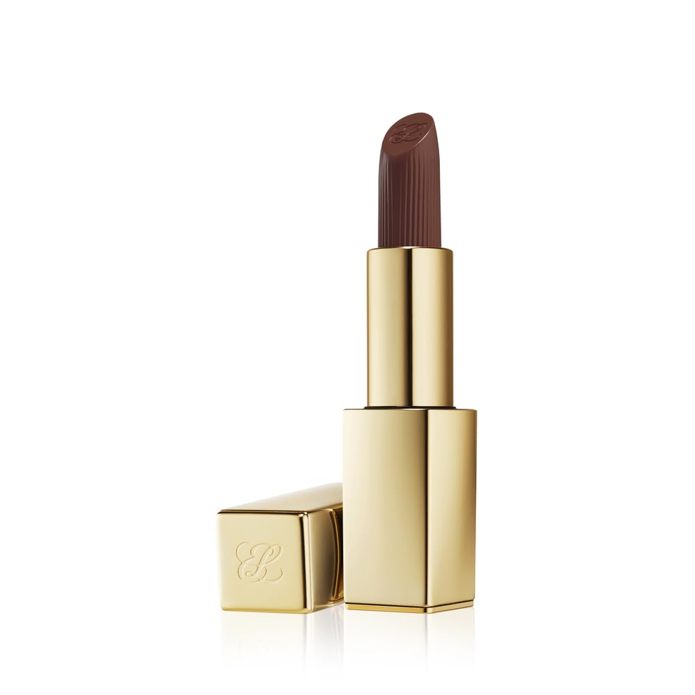 Estée Lauder Pure Color Long Lasting Cream Lipstick for Women with Cream Finish | Plumping & Nourishing 0.12 Ounce, 416 Strut