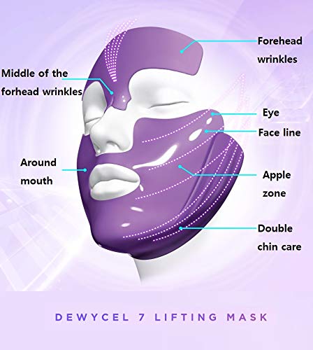 Dewycell 7 Lifting Mask, 7 Purple Cell Energy, Elasticity + Wrinkle Improvement