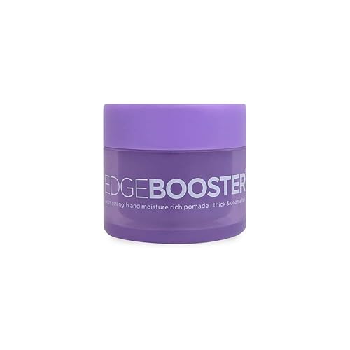 Style Factor Edge Booster Extra Strength and Moisture Rich Pomade 0.85oz Mini Travel Size (0.85oz, Pack of 1, Violet Crystal)