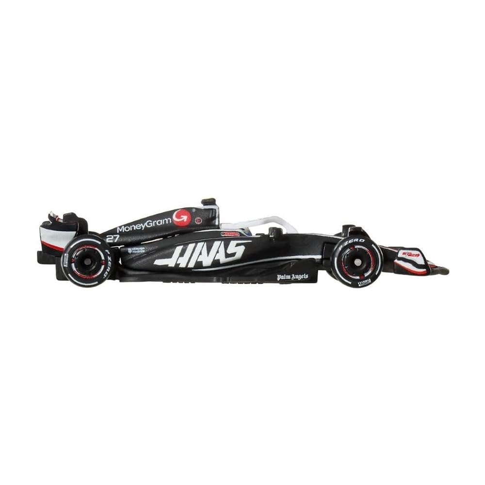 Hot Wheels Formula 1 Car MoneyGram Haas VF-24 NICO HULKENBERG 27 - Die Cast 1:64 Scale - Length 8 cm - JBM22