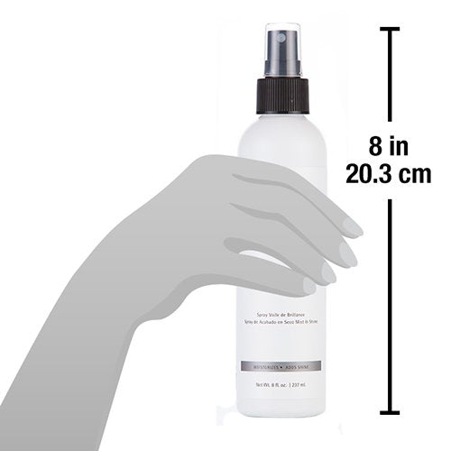 Design Essentials Wave By Design Mist & Shine Dry Finishing Spray, Moisturizes and Adds Shine, Lightweight Daily Use for Curls and Waves, 8 oz