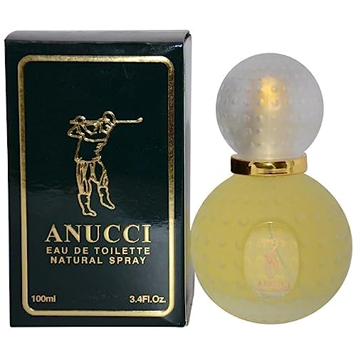 Anucci Eau de Toilette Spray for Men, 3.4 Ounce