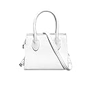 saursmehat Small crossbody bags for women faux leather trendy clutch mini purses and handbags (White)