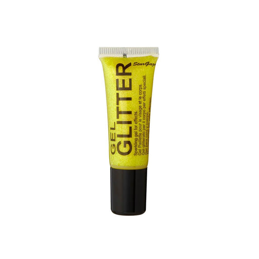 Gel Glitter Yellow. Sparkling Glitter for your face & body with fine nib applicator Beauty & Personal Care Stargazer Enterprises
