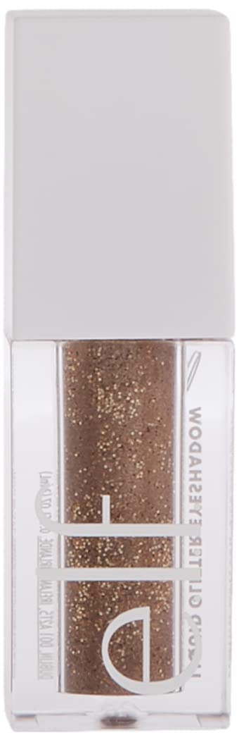 e.l.f. Liquid Glitter Eyeshadow, Long Lasting, Quick-Drying, Opaque, Gel-Based Eyeshadow For Creating High-Impact, Multi-Dimensional Eye Looks, Copper