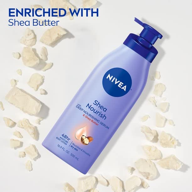 NIVEA Essentially Enriched Body Lotion 16.9 oz (Pack of 5) - Packaging May Vary