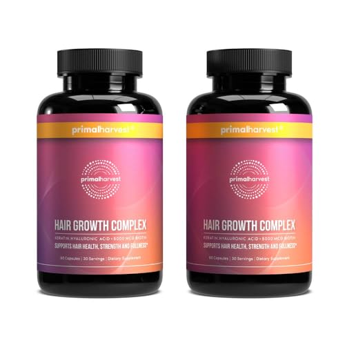 Primal Harvest Hair Growth Complex - Daily Supplement, Gluten & Dairy Free Beauty and Personal Care Primal Harvest Default Title