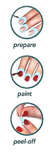 Cutiful Nails Professional Manicure Masking Fluid with Aloe, No More Messy Nail Polish, Liquid Tape