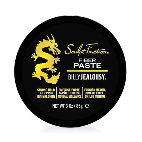 Billy Jealousy Sculpt Friction Fiber Hair Paste for Men, Adds Volume & Texture with Touchable Hold & Low Shine, Hair Product for Fine or Thinning