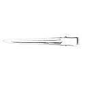 Diane Duck Bill Hair Clips, Silver, 24-pack