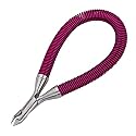 Tweezerman Stainless Steel Grip & Snip Spiral Spring Cuticle Nipper (Assorted Colors)