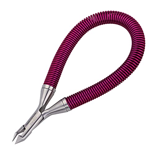 Tweezerman Stainless Steel Grip & Snip Spiral Spring Cuticle Nipper (Assorted Colors)