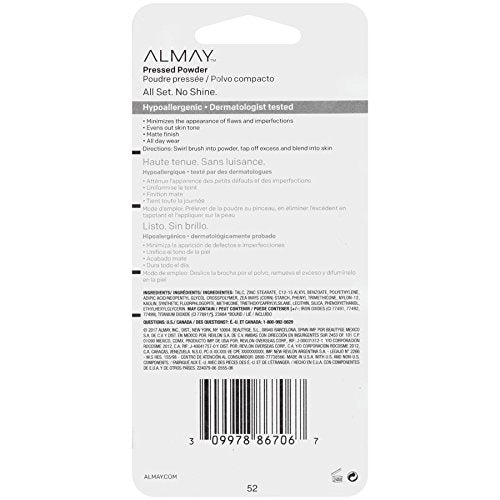 ALMAY Pressed Powder Make Mine Dark (Packaging May Vary), 0.20 Ounce