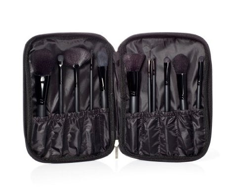 e.l.f. Cosmetics 11-Piece Studio Makeup Brush Collection, Black