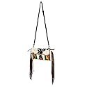 American Darling Women's Cross Body Bag Western Saddle Blanket Hair-On Genuine Leather Handbag and Ladies Purse