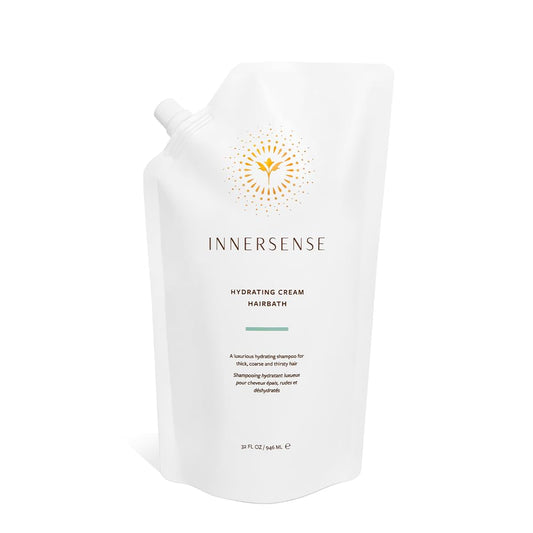 INNERSENSE Organic Beauty - Natural Hydrating Cream Hairbath Shampoo | Hydrating, Nourishing, For Dry Scalp | Non-Toxic, Cruelty-Free, Clean Haircare