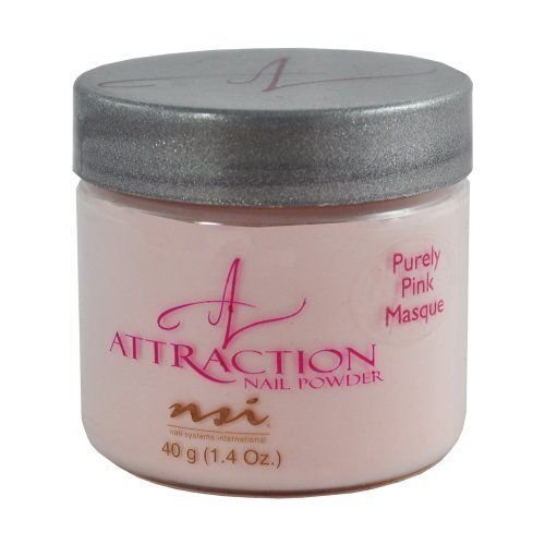 NSI Attraction Nail Powder - Purely Pink Masque - 1.4oz / 40g Beauty & Personal Care NSI