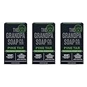 Pine Tar Bar Soap by The Grandpa Soap Company | The Original Wonder Soap | 3-in-1 Cleanser, Deodorizer & Moisturizer | 4.25 Oz. Each 3 Pack