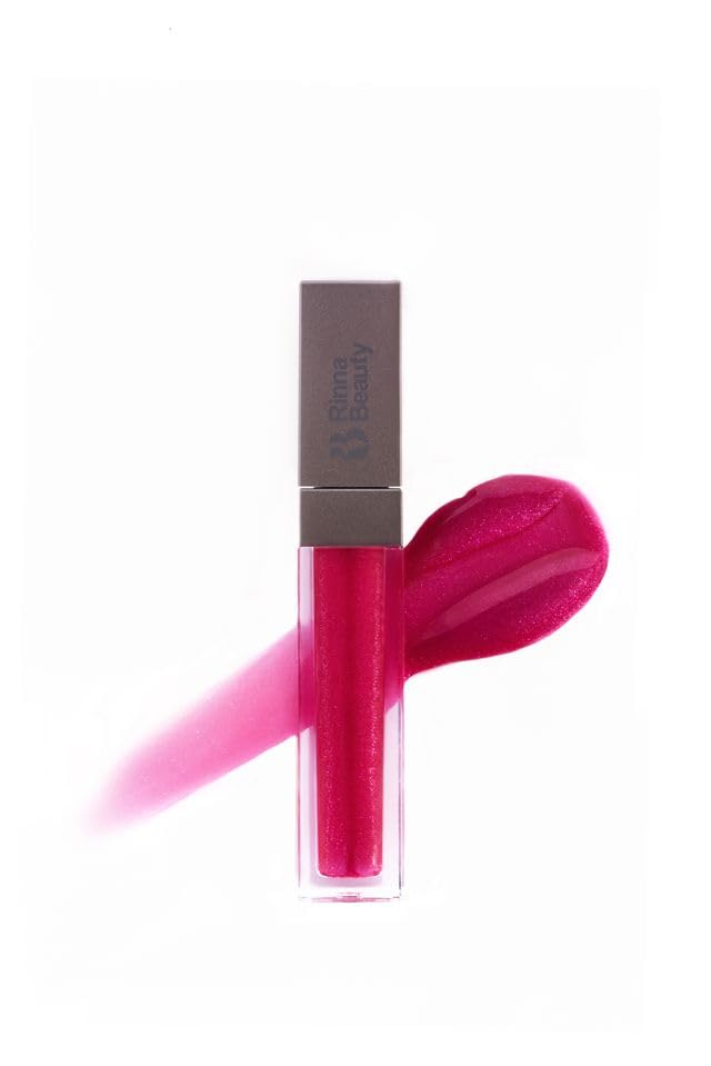 Rinna Beauty Icon Collection - Lip Gloss - Rebel - Tinted, Hydrating, Long-Lasting - High Pigment and Shine, Vegan, No Parabens, Clean Makeup,