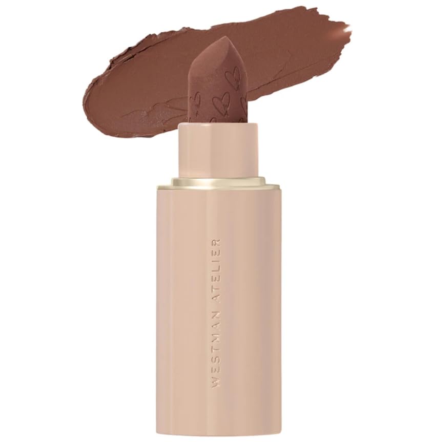 WESTMAN ATELIER Lip Suede Matte Lipstick - Rue & Complimentary Sheet Masque