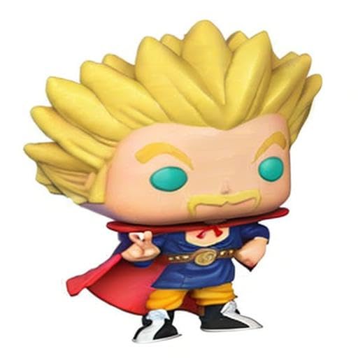 Funko Dragon Ball Super POP! Animation Vinyl Figure Specialty Series Super Saiyan Hercule (Glow) 9 cm, Multicolor