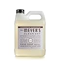 MRS. MEYER'S CLEAN DAY Liquid Hand Soap Refill, Cruelty Free and Biodegradable Formula, Lavender Scent, 33 Fl Oz (Pack of 1)