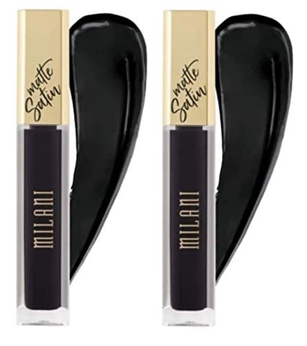 Milani Amore Satin Matte Lip Creme (0.21 Fl. Oz.) Cruelty-Free Nourishing Lip Gloss with a Soft, Full Matte Finish Color: 13 (Leather) - Pack of 2
