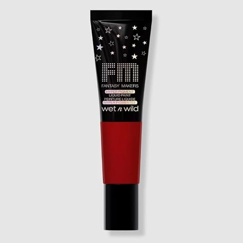 Wet N Wild Fantasy Makers Hyper Pigment Liquid Paint for Faces (Bloody Carnival - Red)