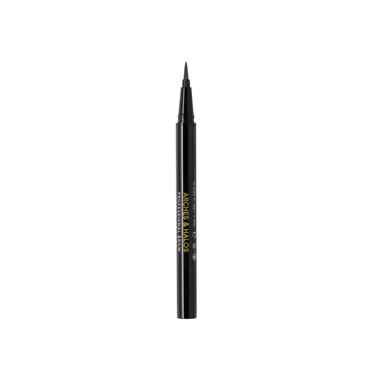Arches and Halos Fine Bristle Tip Pen - Eyebrow Pencils for Women - Vegan Brow Pencil - Smudge-Proof, Buildable Formula - Charcoal - 0.02 oz
