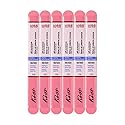 Kiss File All Purpose & Smoother 180 Medium / 600 Extra Fine F100N - Pack of 6 Files & Smooths Natural and Artificial Nails