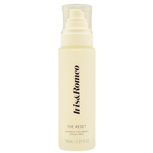 Iris & Romeo The Reset 3-in-1 Face Mist - Hydrating Serum Spray with Hyaluronic Acid & Niacinamide, 3.39 oz