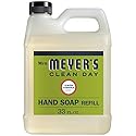 MRS. MEYER'S CLEAN DAY Liquid Hand Soap Refill Bottle, Lemon Verbena Scent, 33 Fl oz (Pack of 1)