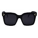 I-SEA Women's Sunglasses - Waverly (MATTE BLACK/SMOKE POLARIZED)