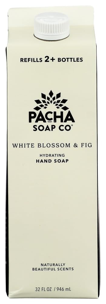 PACHA SOAP White Blossom & Fig Refill Hand Soap, 32 FZ