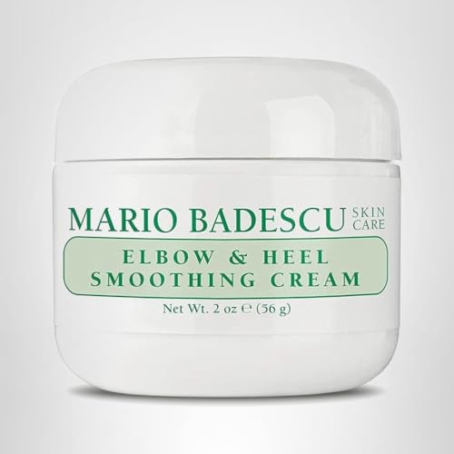 Mario Badescu Elbow & Heel Smoothing Cream, Rich, Thick Formula with Exfoliating Salicylic Acid, Overnight Foot Care for Cracked, Dry, Rough Skin, 2