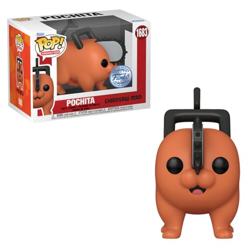 Funko Pop! Animation: Chainsaw Man Exclusive Pochita Vinyl Figure, 3.75 inches